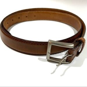 Fratelli Rossetti Brown Leather Belt 97038 44